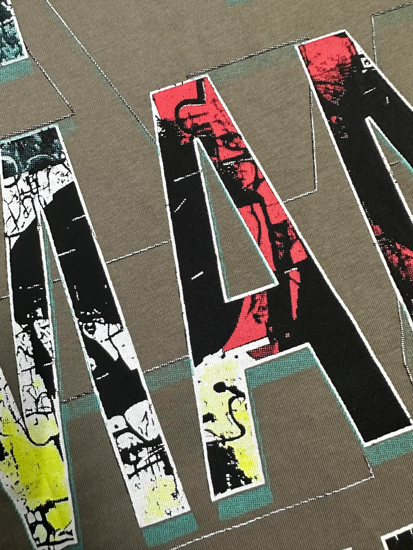 P116 5136#Army Green ｜ Real stock Godspeed cross-border American rock and roll street washed retro style short-sleeved T (craft printing) fabric (fabric) 32 counts combed double yarn 240 grams weight code number (size): S-M-L-XL color (colour): military green