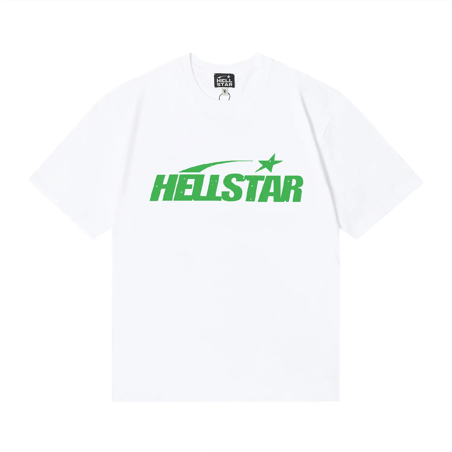 6700# P112 Hellstar American fashion high street pure cotton loose short-sleeved T-shirt Color: White Black Size: S M L XL