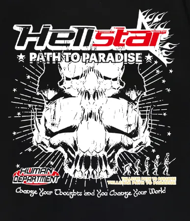 6720# P116 Hellstar American fashion high street pure cotton loose short-sleeved T-shirt Color: white black apricot code number