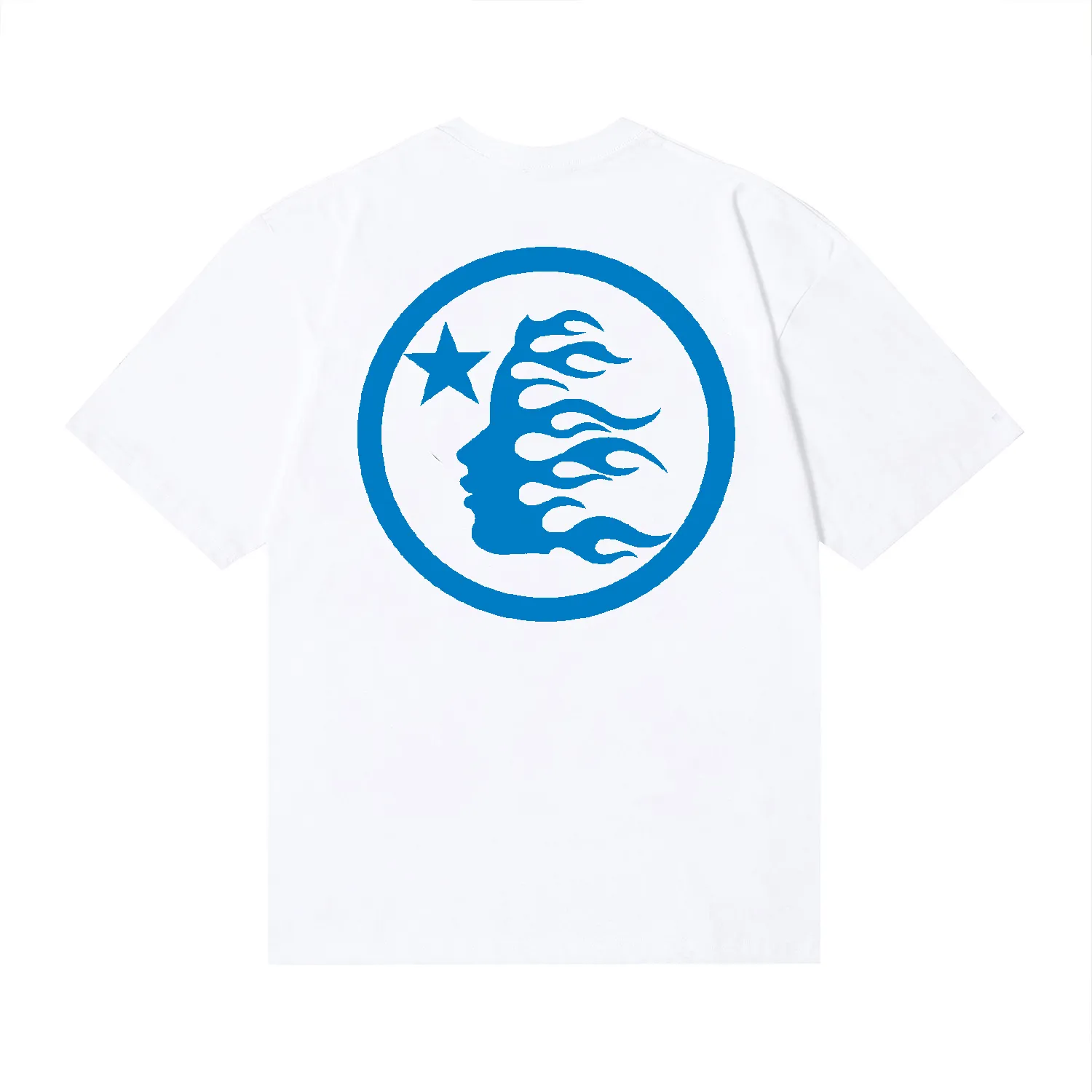 6701# P112 Hellstar American fashion high street pure cotton loose short-sleeved T-shirt Color: White Black Size: S M L XL