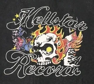 2209# P176 Washed European and American trendy brand Hellstar Washed and distressed American men and women casual loose round neck pocketless pullover sweatshirt Color: Black Size: S M L XL