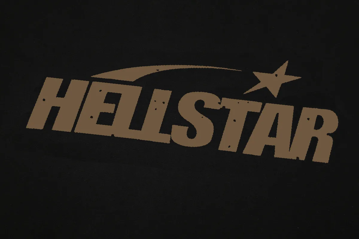 6710# P112 Hellstar American fashion high street pure cotton loose short-sleeved T-shirt Color: White Black Size: S M L XL