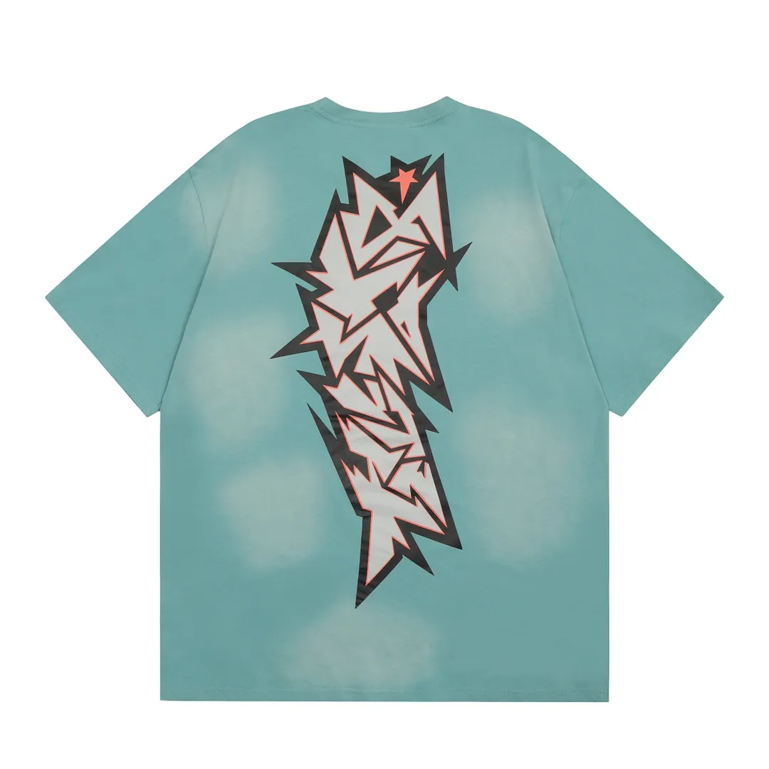 P126 Hellstar Studios Short Sleeve Tee Shirt Spray Horse T-shirt Short Sleeve The new hot beauty trend Hellstar!  Standard beauty and trendy workmanship, original customization (fabric, pattern, printing, hang tag, main mark, etc.), exaggerated style, explosive style, dare to break through tradition, bring adventurous new fashion experience!   YoungBoy, the most popular rapper in the youth circle, has shot a lot of models for him, and celebrities such as Dababy and Swae Lee frequently get dressed!  color: yellow, green, red Size: S, M, L, XL