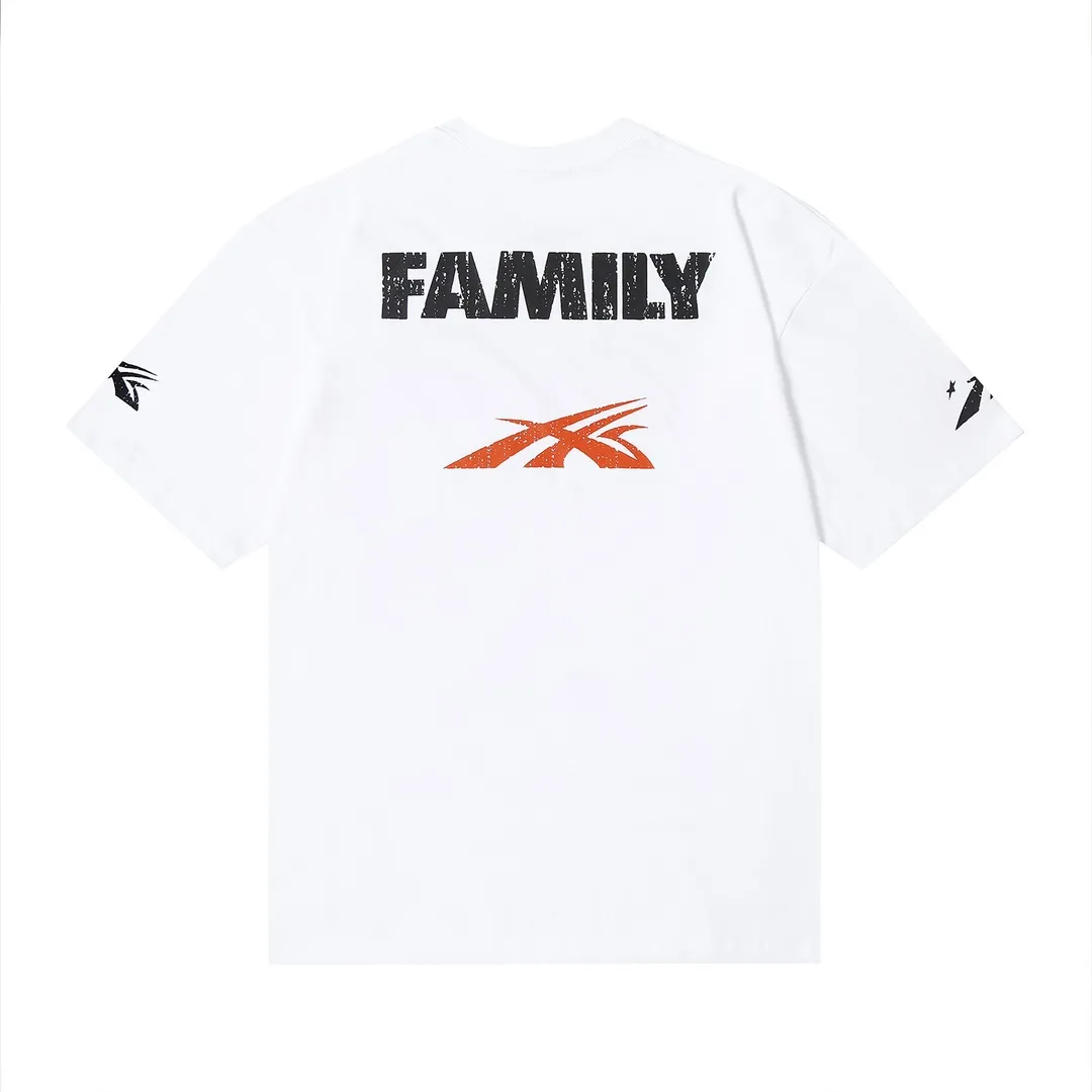6637# P116 Hellstar American fashion high street pure cotton loose short-sleeved T-shirt Color: White Black Size: S M L XL