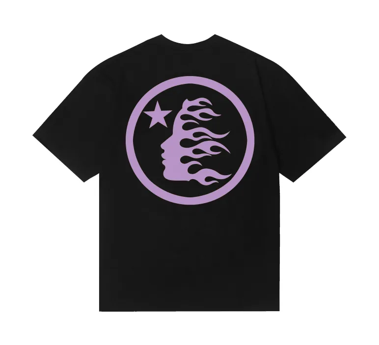 6804# P112 Hellstar American fashion high street pure cotton loose short-sleeved T-shirt Color: White Black Size: S M L XL