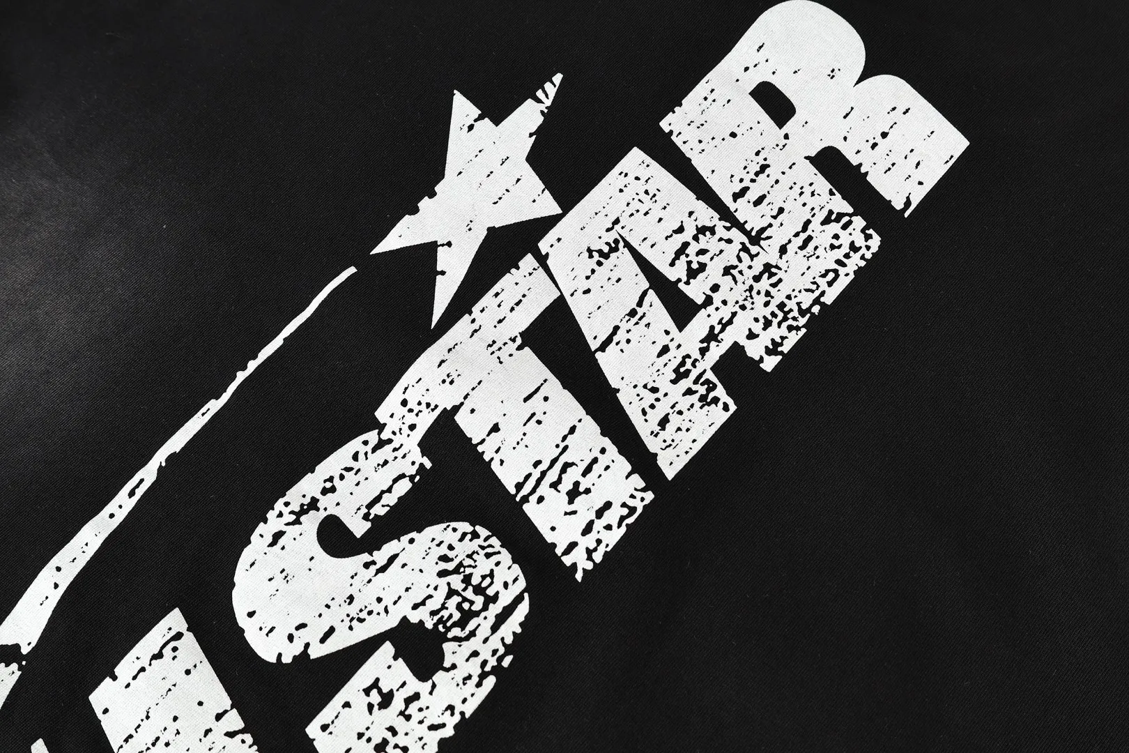 P124 Real-stock high-definition Hellstar Cross-border European and American style street brand pure cotton T-shirt Fabric (fabric): 32 pieces of 250g washed combed double yarn pure cotton Size (size): S-M- L- X L Color (colour): washed black/washed gray 👉