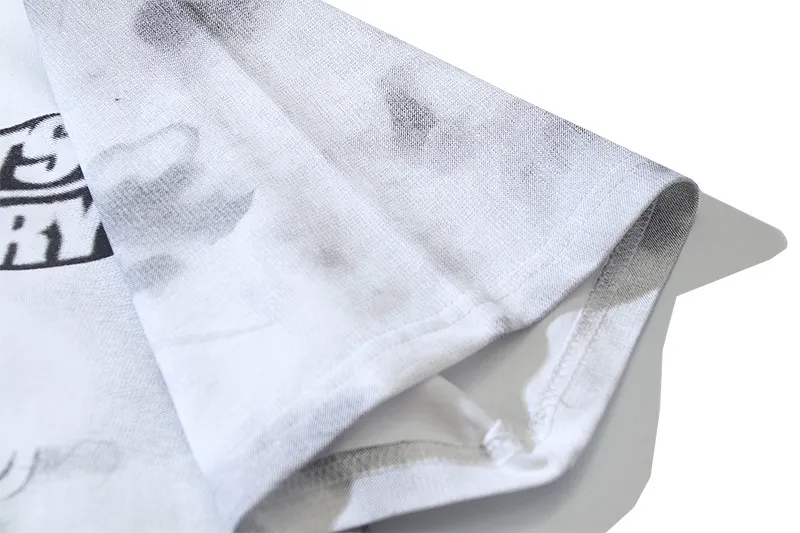 P116 Real shot of Hellstar Hellstar high street pure cotton loose short-sleeved T-shirt Fabric: 240g 32 count fine cotton double yarn pure cotton Color: White Size: S M L XL