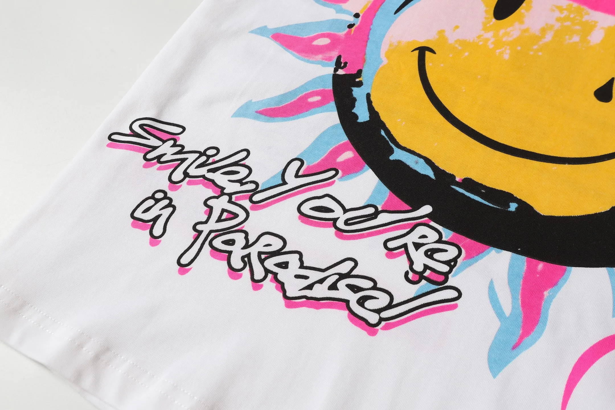 P108 Real-stock Hellstar Cross-border European and American style, street fashion brand pure cotton T-shirt Fabric (fabric): 32 counts of 240g heavy combed double yarn pure cotton Size (size): S-M- L- X L Color (colour): White 👉 👉 👉 👉