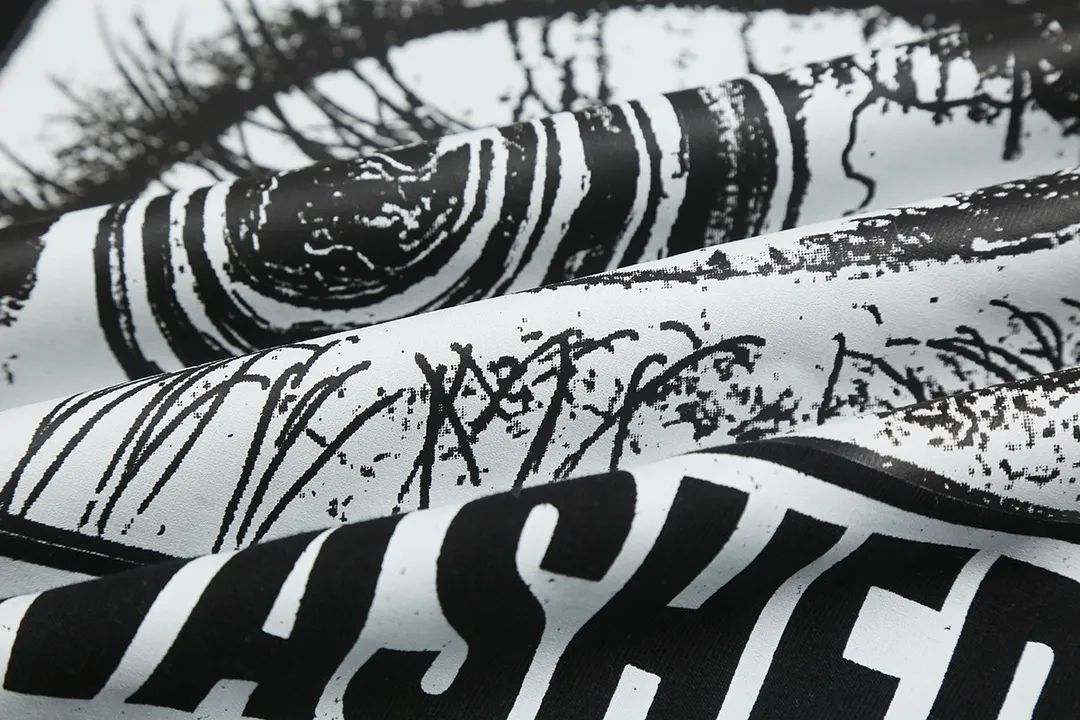 6655# P112 Hellstar American fashion high street pure cotton loose short-sleeved T-shirt Color: White Black Size: S M L XL