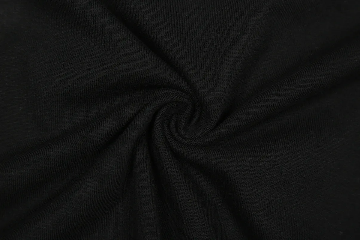 6831# P116 Hellstar American fashion high street pure cotton loose short-sleeved T-shirt Color: Black Size: S M L XL