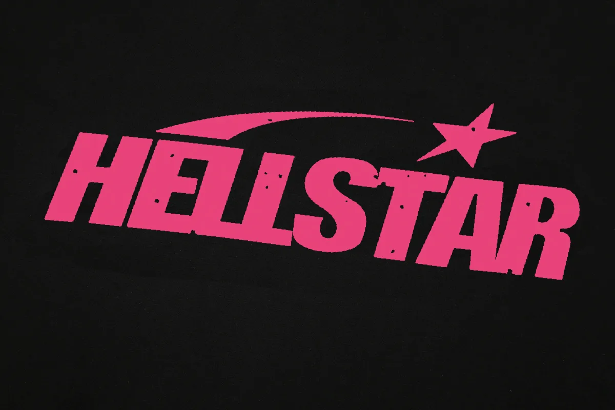 9912# P196 Ins American hip-hop trendy brand hellstar letter printed high street loose hooded pullover sweatshirt for men and women Color: Black White Size: S M L XL