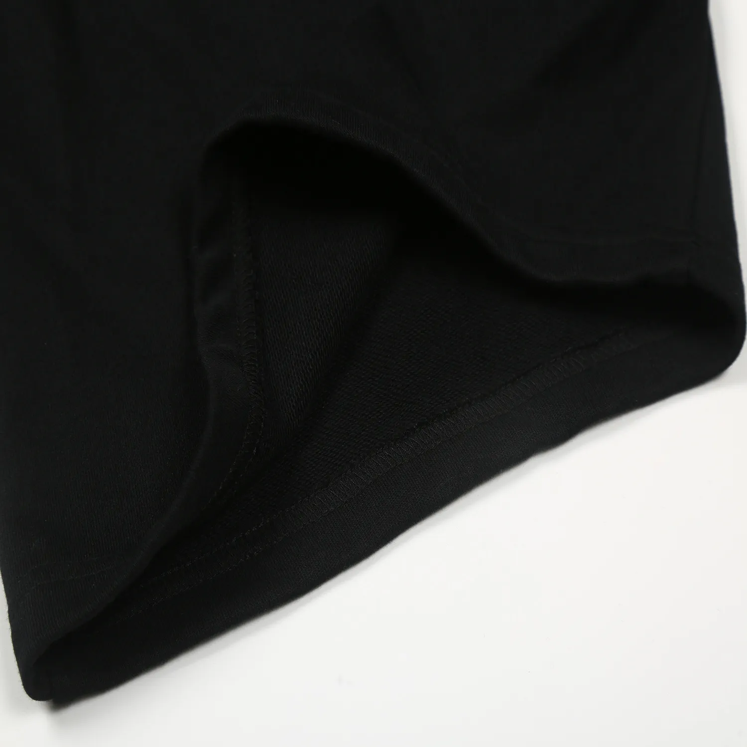 1121# P150 Hellstar pure cotton terry 350g printed casual shorts Color: Black Size: S M L XL