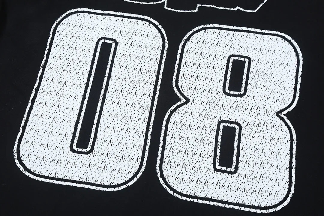 5516# P136 Hellstar Hellstar letter print lightning high street men and women hip-hop loose long-sleeved T-shirt Color: White Black Size: S M L XL
