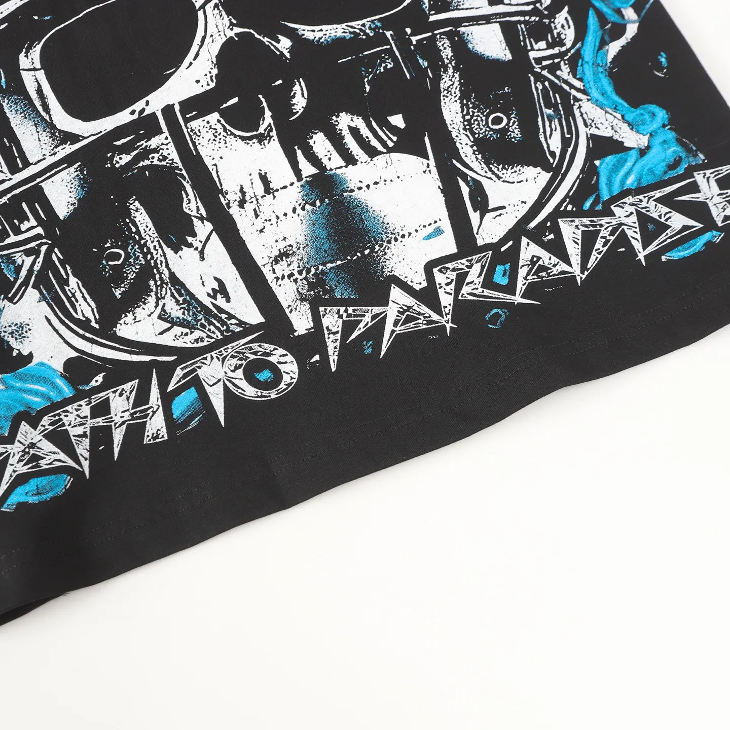 P108 Real-stock Hellstar Cross-border European and American style, street fashion brand pure cotton T-shirt Fabric (fabric): 32 pieces of 240g heavy combed double yarn pure cotton Size (size): S-M- L- X L Color (colour): black