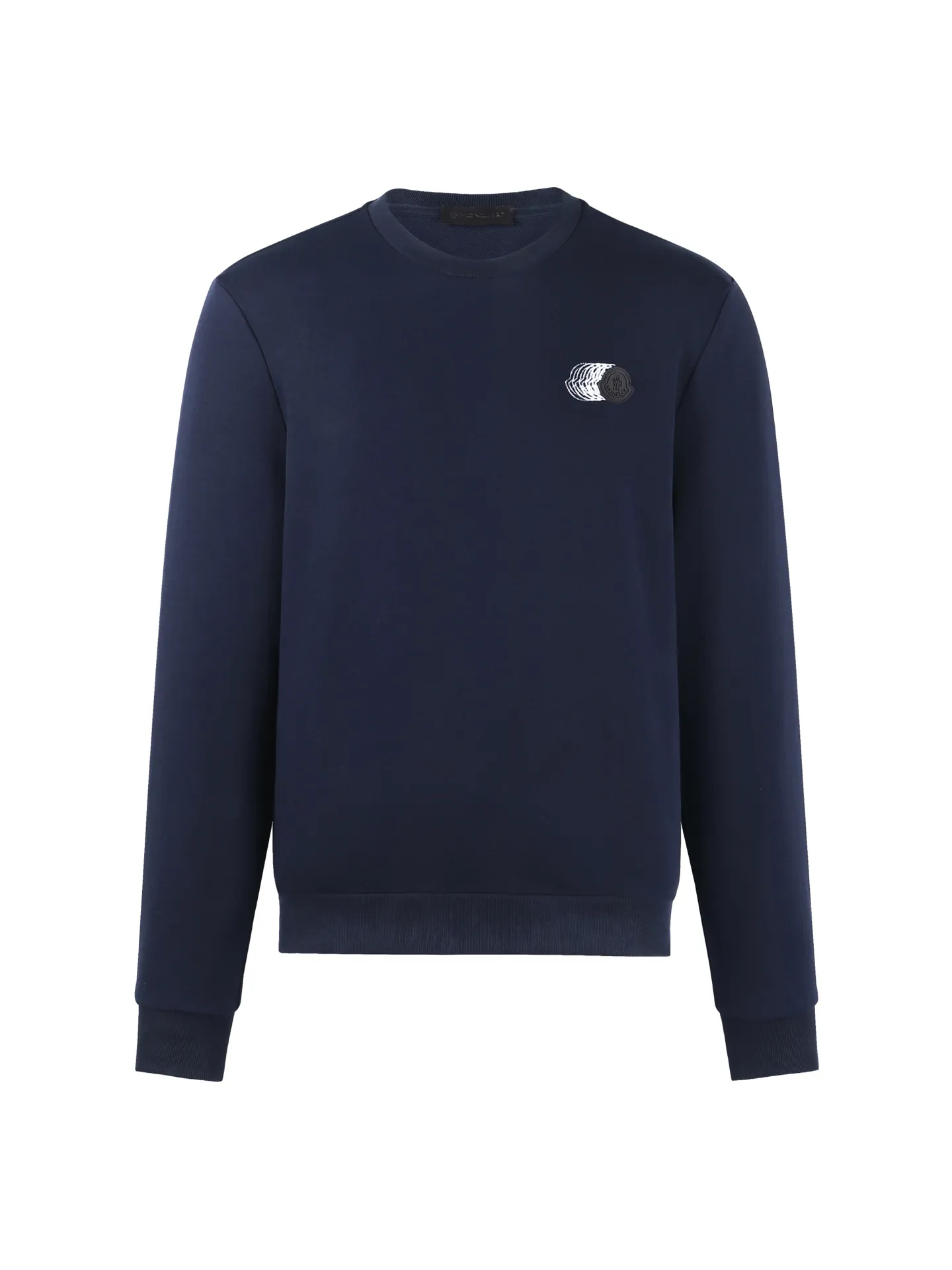 P370 MONCLER round neck long sleeve faded logo cotton sweatshirt ●Authentic 4900 purchase and development ●320g Austrian cotton double yarn sweatshirt fabric ●410g 1*1 double yarn trendy brand rib ●Fabric enzyme washing ●Glue printing ●Customized 1:1 glue label ●Customized 1:1 trademark ●Loose version ●Size: S M L XL ●Style number: 25306