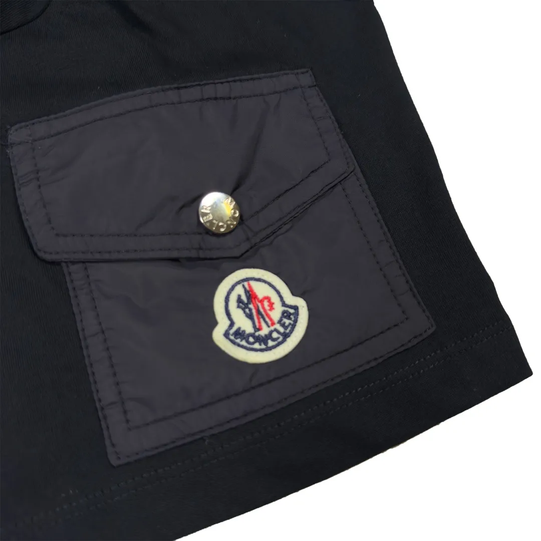 P190 Moncler letter logo patch pocket short sleeves Size XS-L