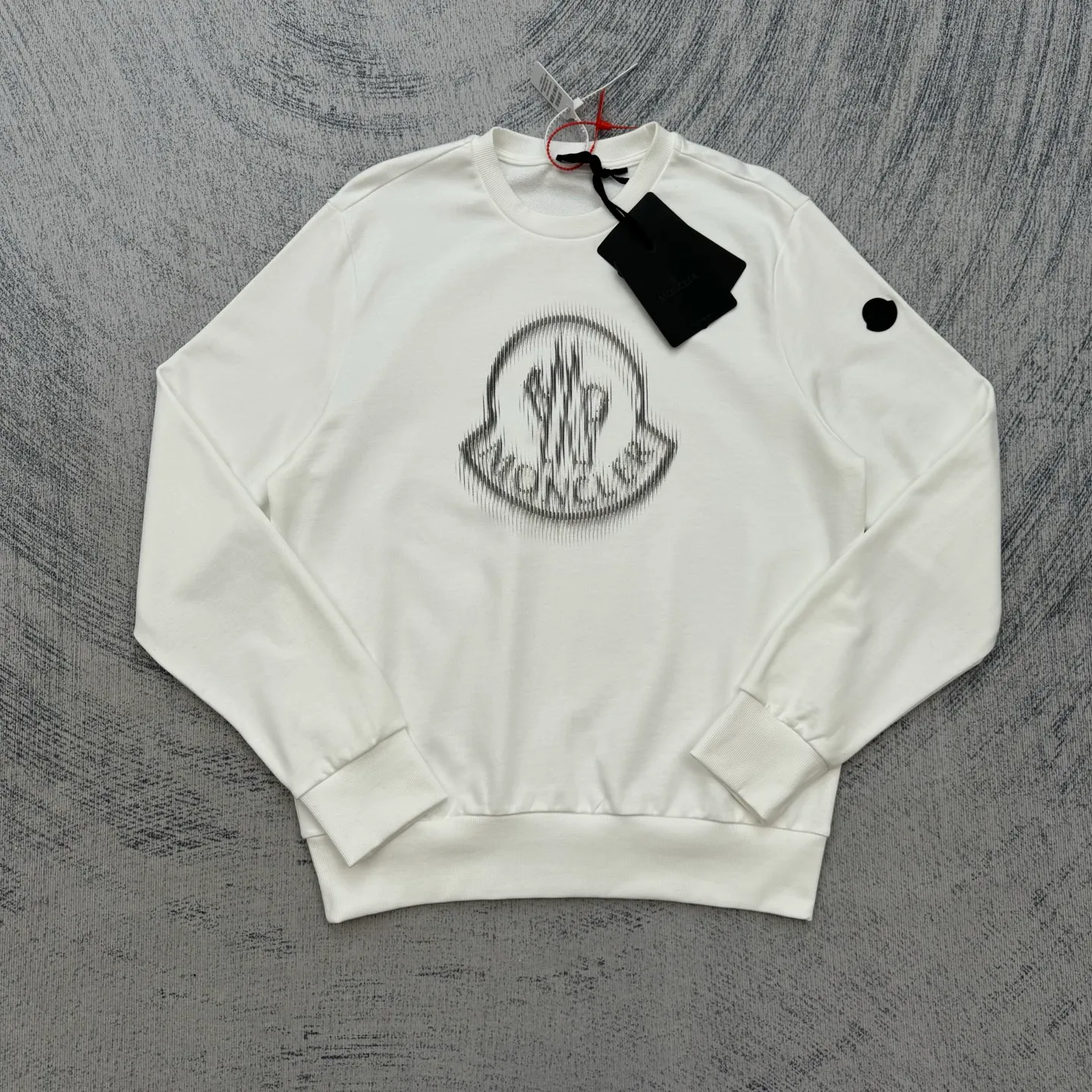 P350 MONCLER masked round neck pullover printed casual long-sleeved sweatshirt SIZE S/M/L/XL