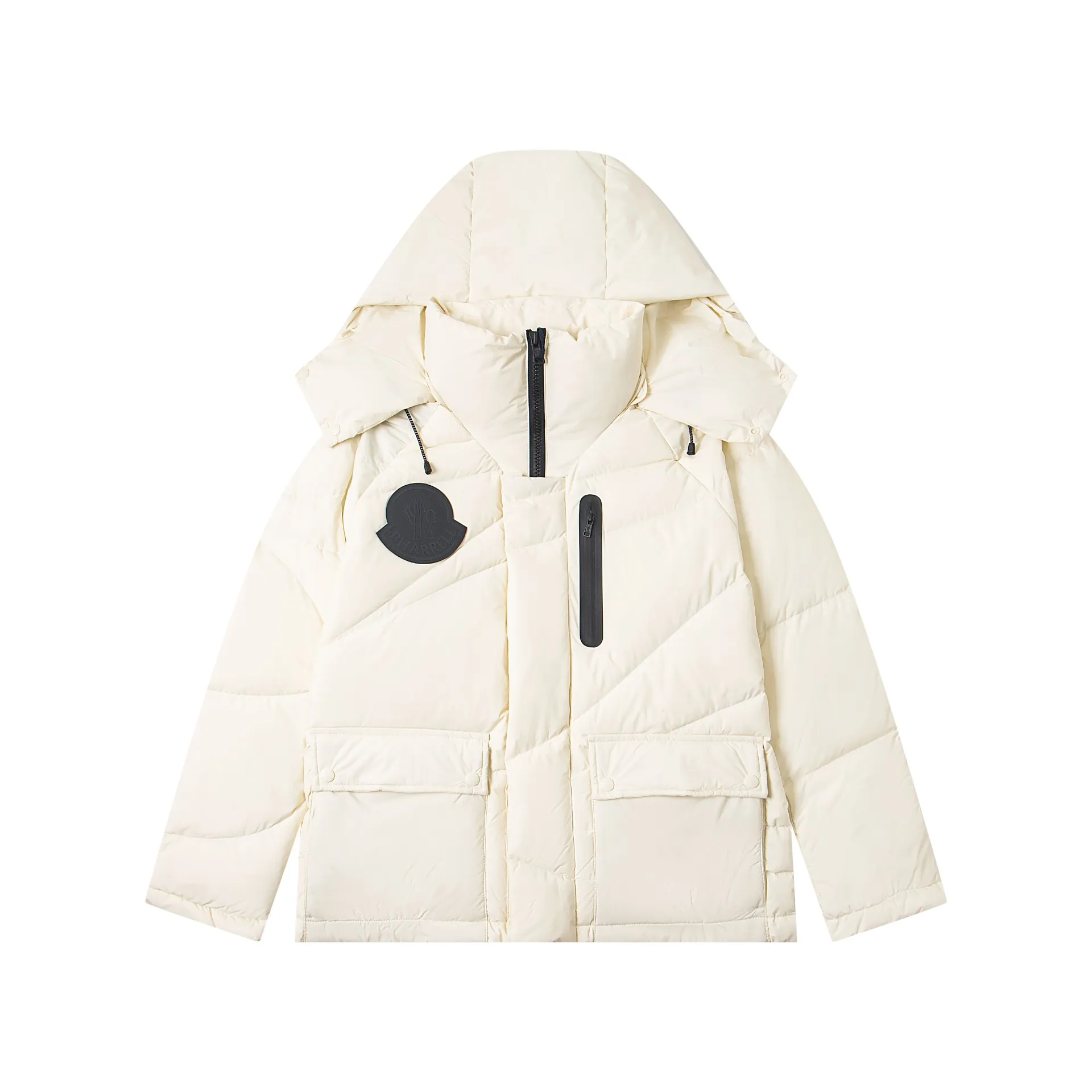 P1010 Style No.: G120 Moncler Mouth Mouth Autumn and Winter New Style Hooded Down Jacket with Classic Leather Logo on the Chest 1️⃣ Made of top-grade 90 down, super soft and full of feathers, super heavy-duty fabrics with excellent workmanship! 2️⃣Original custom-made hardware accessories are all imported and original, absolutely high quality, a full set of customized accessories, complete with three standards, same style for men and women, a must-have for couples! 2️⃣It is very youthful and energetic, and can be easily worn by both men and women. It is very in line with the fashion aesthetic concepts of today's young people! Color: black, white Size: S, M, L, XL