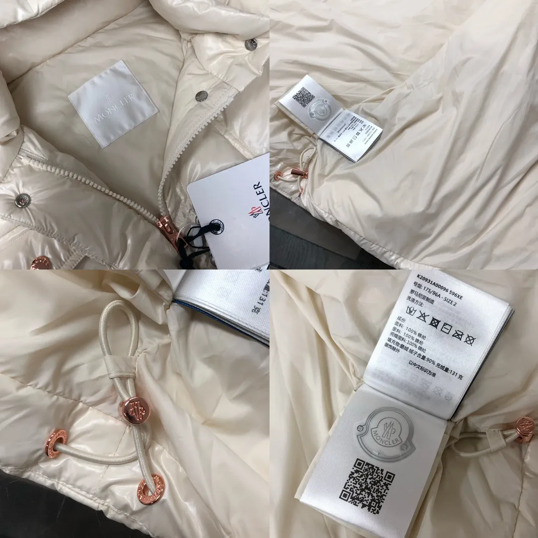 P900——————💛Women’s Moncler 25 autumn and winter latest product Pario women’s hooded down vest (hat🉑removable) Pario down vest cleverly uses shape and texture to show modern style. Made from functional super laque nylon fabric with a glossy finish. This hooded insulated piece features a double-snap closure for an asymmetrical shape. Trimmed with quilting in different sizes for a geometric feel. Color: black, off-white, rose red Size: 0-1-2 (SML)