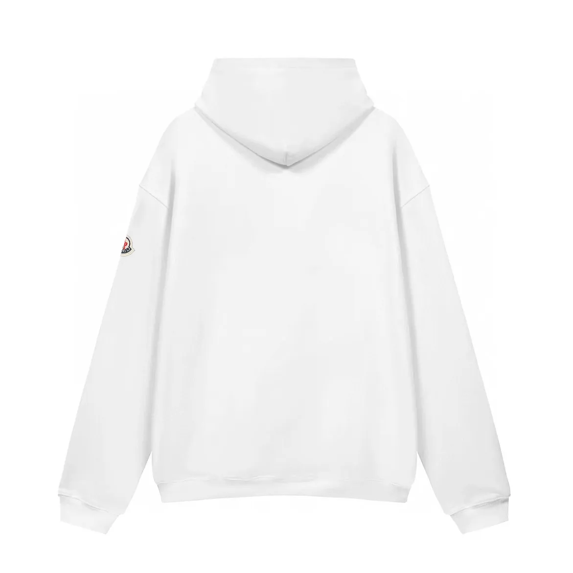 P270 Recommended for sale with confidence Moncler Mouth Mouth 480g Velvet printed hooded sweatshirt Australian velvet fabric is soft and comfortable, does not shrink, does not deform, does not pill) Original customized accessories Collar label Wash mark Hang tag Packaging (perfect details) Color White Black Size XS-L - Copy (57) - Copy