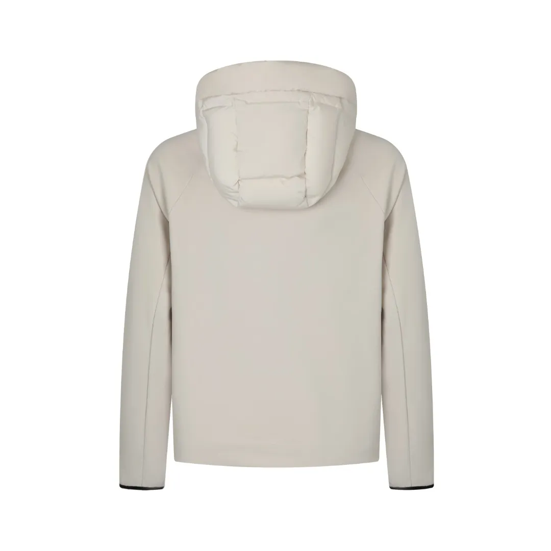 P720 25FW Moncler ✖️RICK OWENS co-branded down jacket Fabric material: The knitted part is woven from fine long-staple cotton single yarn.  Antistatic treatment: Avoid static electricity and dust absorption due to friction.  Anti-pilling treatment: special additives or processes are used to make fibers less likely to tangle into balls.   Peach skin treatment: perform more fine sanding to obtain an extremely delicate touch like the surface of a peach. At the same time, it is famous for its high-quality white goose down filling, which has excellent thermal insulation effect.  The abstract logo printing on the chest uses a combination of imported environmentally friendly glue technology and three-dimensional flocking - the main pattern uses fine glue to outline sharp lines, and the edges present a matte matte texture. The letters use micro-three-dimensional flocking technology. Deconstructive tailoring: Rick Owens' signature three-dimensional quilting technology combines laser cutting with hand-quilting to completely revolutionize the bulky feel of traditional down jackets. The slim silhouette combines sports functionality with the neat lines of high fashion.  Customized two-way YKK zippers, reflective strips on the brim, hidden snow skirt design, and even the cuff ribs are 3D woven, taking into account outdoor protection and a comfortable fit for daily wear.   Size: S M L XL