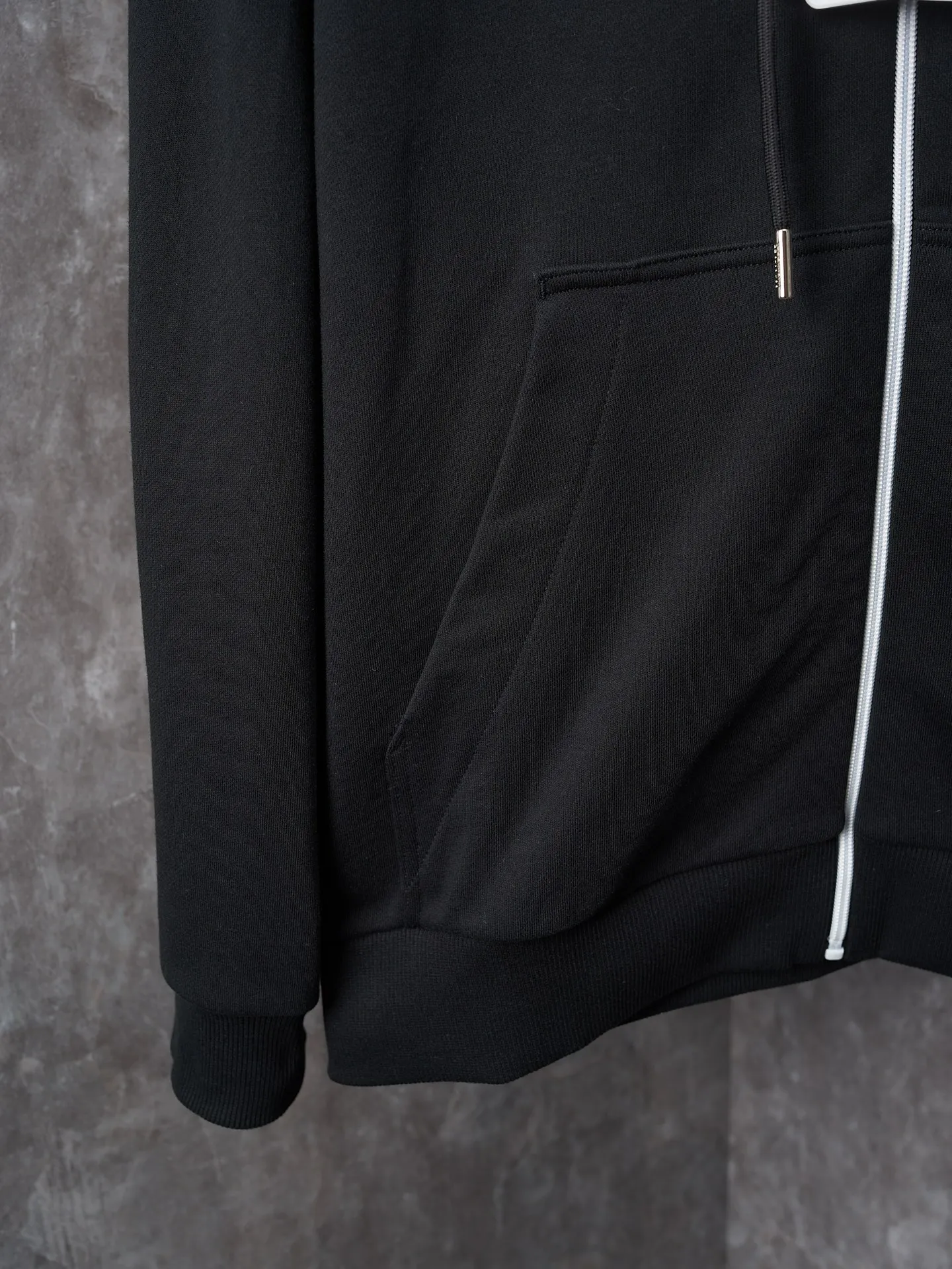 P490 Actual hanging auction] MONCLER/Mask printed logo cotton zipper hooded sweatshirt jacket [Ready stock] S M L XL