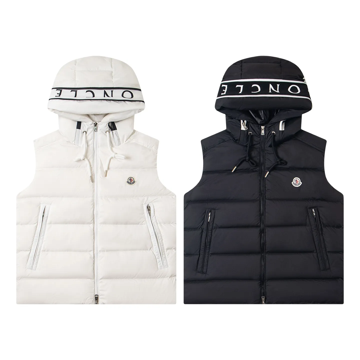 P640 Moncler/hooded down vest. Original custom-made hardware accessories. All imported and original customization. Welcome to compare. Absolutely high quality. Use top-grade 90 white duck down. Super soft. Filled with fluffy and full feathers. Super heavy-duty. Fabric workmanship. 👍Perfect version. Note⚠The fabric is super comfortable. Exclusive model. Non-market product. Same style for men and women. Size: 1-6