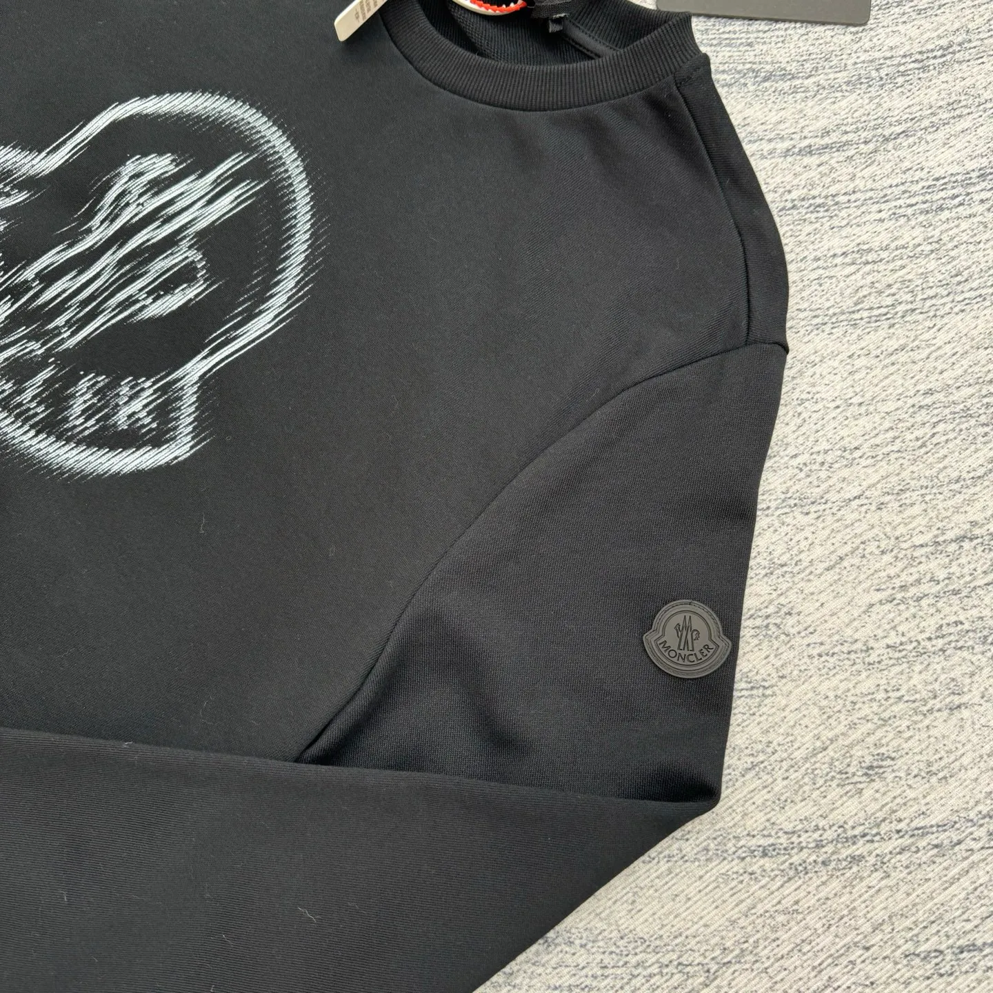 P350 MONCLER masked round neck pullover printed casual long-sleeved sweatshirt SIZE S/M/L/XL