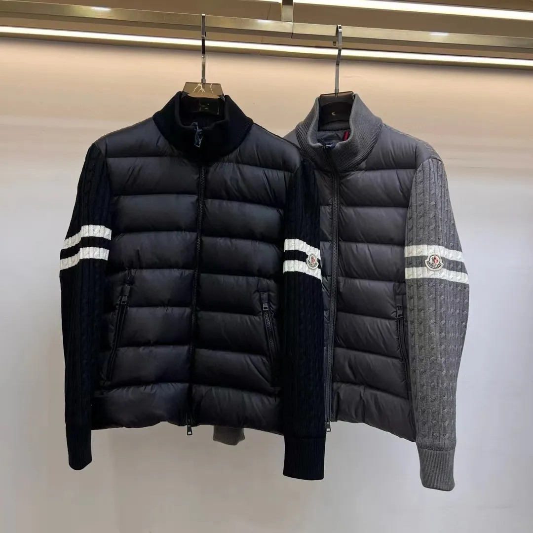 P640 Moncler. Spliced ​​knit Color: black, gray Size: 12345