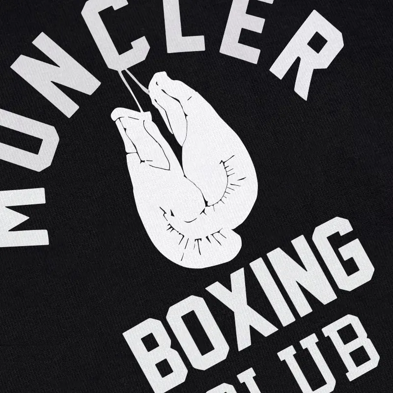 P240 Recommend the most popular Moncler masked 380g printed terry crew neck sweatshirt. Breathable pure cotton fabric. The texture is very soft and comfortable. No shrinkage, no deformation, no pilling). Original customized accessories. Collar label. Wash mark. Hang tag. Packaging (perfect details). Color: White. Black. Size: XS S M L.