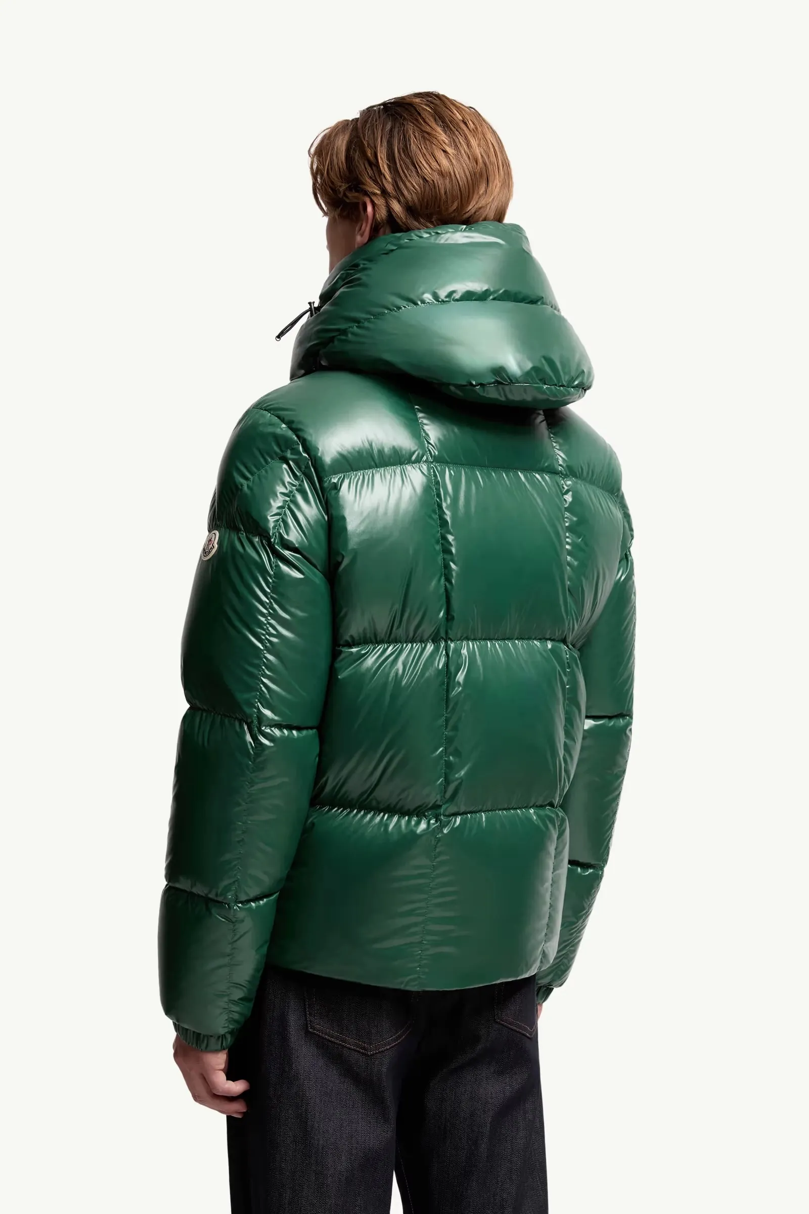 P840 Moncler New Parana Men's Black Gold Hooded Short Down Jacket Color: Army Green, Black, Brown, Light Green Size: 12345