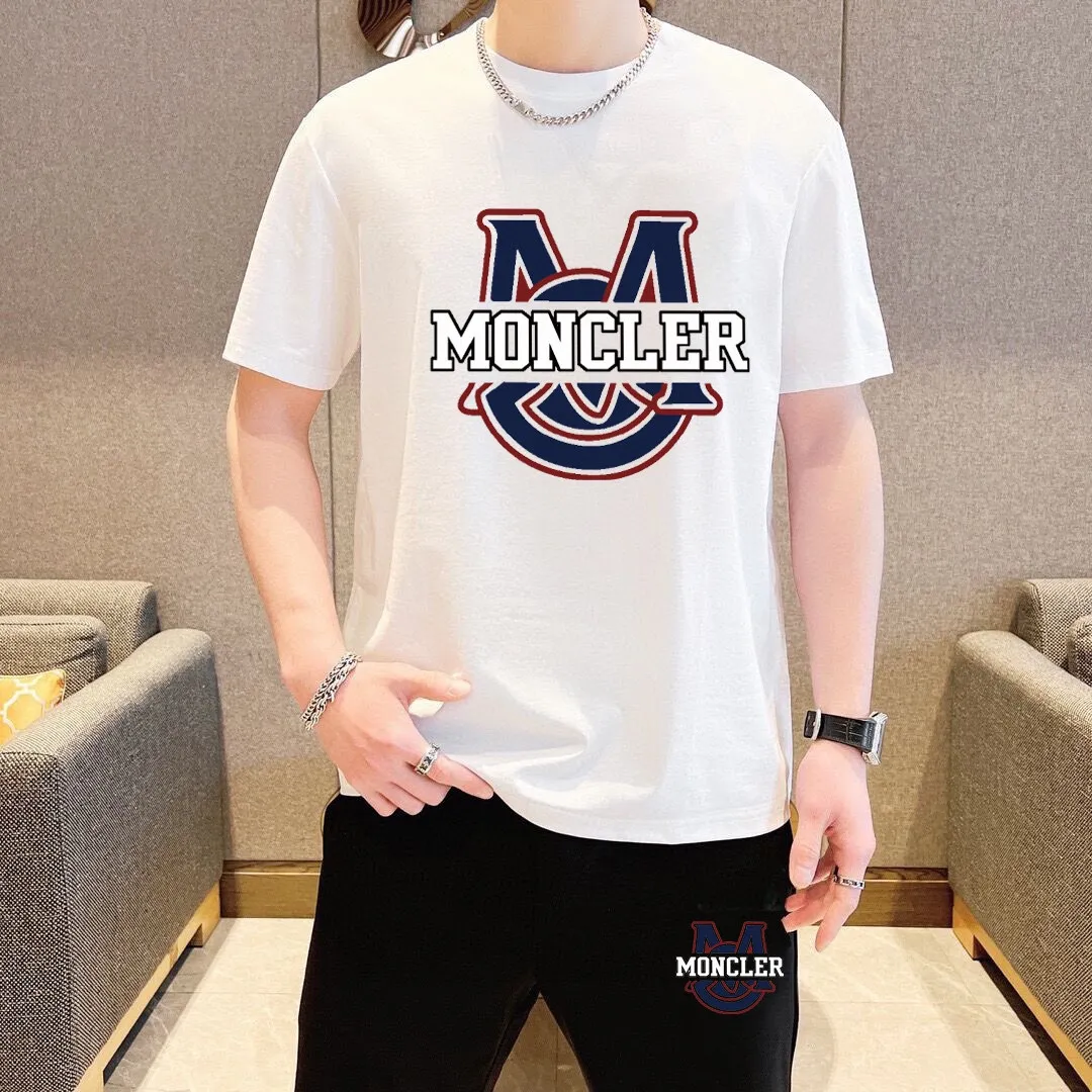 P280 Brand [MONCLER] 2025 new men’s short-sleeved shorts suit! Synchronous sales on the official website! High-end version on the market! It feels delicate and soft! Make you more comfortable to wear! The draped silhouette is awesome! Size: M-5XL (please state your height and weight when placing an order)