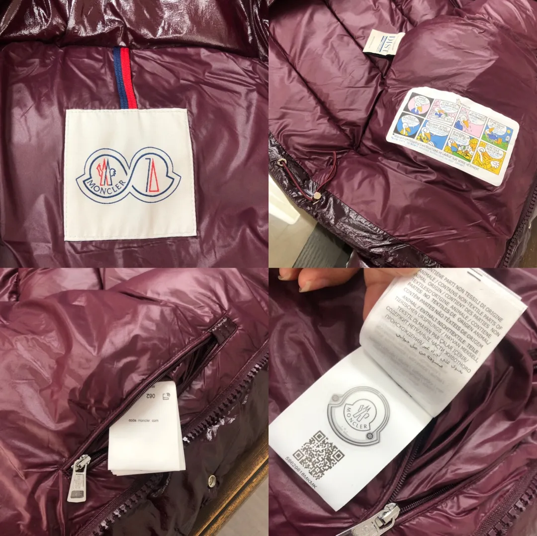 P800 Moncler Maya 70 short down jacket, wooden house brown. The iconic men's Moncler Maya 70 down jacket is highly recognizable and specially designed to celebrate the brand's 70th anniversary. The Moncler Maya down jacket has been reinterpreted specifically to celebrate Moncler's 70th anniversary, and the iconic silhouette has been refreshed in new colors. A classic example of the brand's DNA, it's made from shiny lacquered nylon and embellished with signature rectangular quilting. A classic, cropped design that spans seasons and fashions, the removable hood features a statement silhouette, removable hood and adjustable hem. The sleeves are decorated with the brand's signature classic patch pockets and a patchwork logo designed to celebrate the 70th anniversary. Color: black, ivory white, basalt gray, purple, cabin brown, forest green, code number: 1-2-3-4-5 (M～3xl)