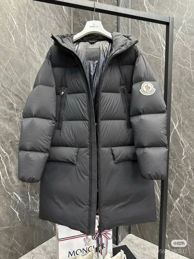 P880 Moncler. Bosona large label long black size 1234