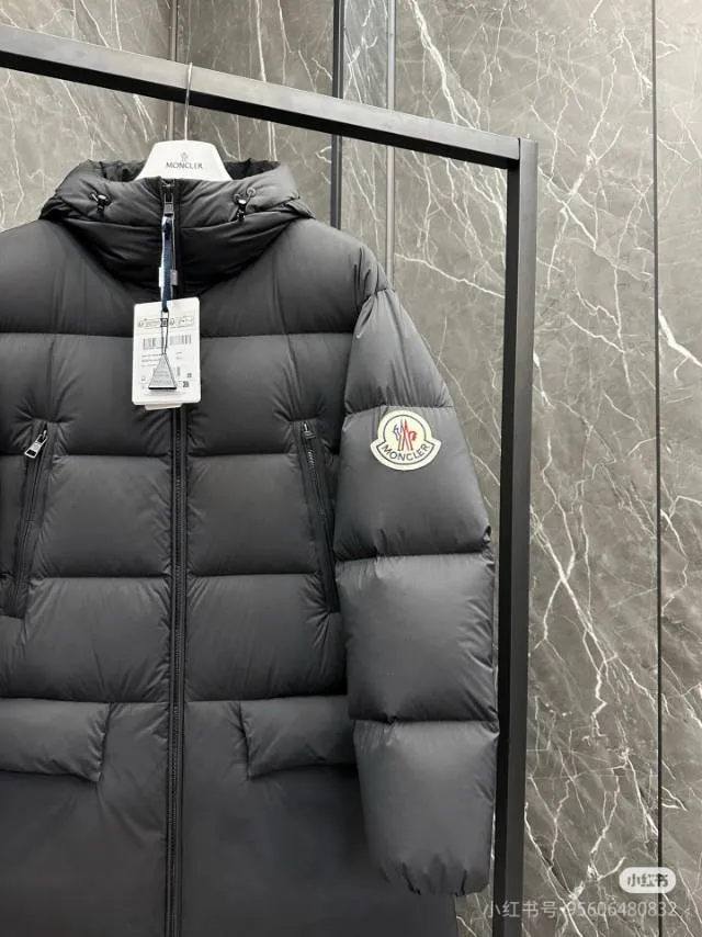 P880 Moncler. Bosona large label long black size 1234