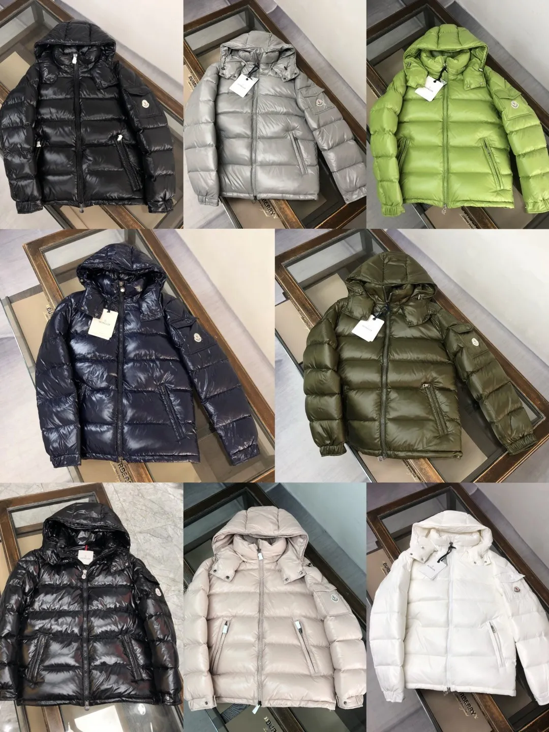 P740 (Higher version, pink for men and women) MONCLER Men's classic MAYA velvet and thickened upgraded version down jacket, all made of 95 velvet, 📢 The MON family must release a single product every year. Many celebrities have had the same style on the street. It has a slim fit, three-dimensional tailoring of shoulders, flap pockets on the sleeves and arms, and the free conversion of hood collar and stand-up collar. These characteristic elements have been retained, but this season's MAYA has obviously upgraded in color matching. Every color is outstanding in the classic color system. It is filled with 90 white duck down, which is as warm as ever. Color and size: classic black (black bottom) Gray bottom 1-6) Pink (0-3) White (1-5) Gray (1-5) Avocado green (1-5) Midnight blue (1-6) Olive green (1-6)