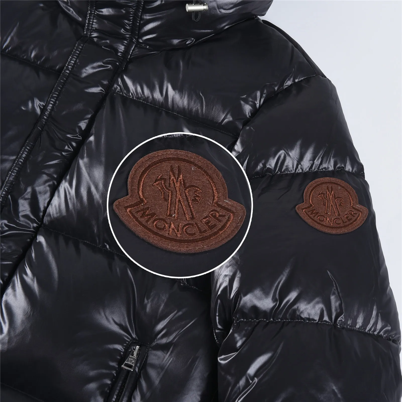 P1500 𝑴𝒐𝒏𝒄𝒍𝒆𝒓｜Moncler/Moncler 25𝒔𝒔 Parana autumn and winter new large-label hooded jacket, light luxury fashion star classic upgraded down jacket for men and women #T58# 𝑺𝒊𝒛𝒆：𝟭# 𝟮# 𝟯# 𝟰# 𝟱# Product color: black, brown