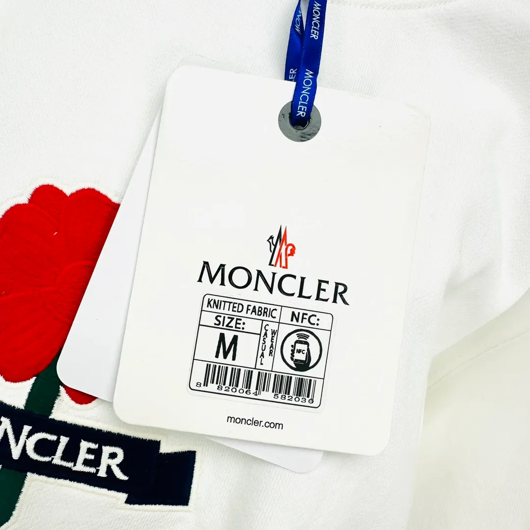 P280 Brand: Mengkou🤳𝐌𝐎𝐍𝐂𝐋𝐄𝐑 Fabric: ☑️Made of 440g double-strand pure cotton terry👕 Fabric: ☑️Thread with 1*1 double yarn thread. 🔜Comes with dyeing in the same tank. Craftsmanship: ☑️The embroidery uses 3D three-dimensional embroidery technology, 🇧🇫The original computer scan and print is restored 1:1. The pattern is clear and the needle count is dense. It is a rare high-end product on the market! 🇲🇩All three standards are complete! Size: ☑️S 〰️M 〰️L 〰️XL 〰️XXL