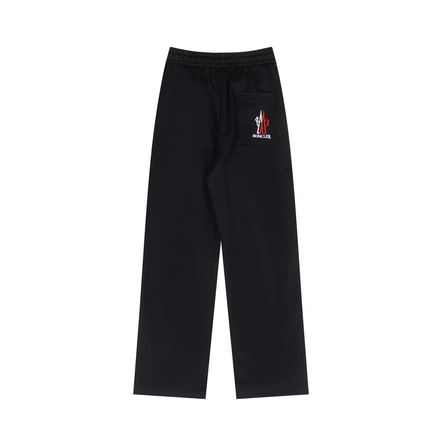 P220 Style No. Y189 Straight-leg sweatpants with small label line webbing pockets and torch embroidery. MONCLER official website ZP synchronized new sweatpants. The fabric is made of 450g heavy double-strand double yarn composite fabric. The small label is exquisitely embroidered with letter craftsmanship. Customized hand-stitched line webbing on the side. Elastic drawstring waist design is full of flexibility. High version of the inner hemming strip. Perfect details. Loose version. Made with conscience. High temperature resistance. Will not fall off. Machine washable. Factory-made workmanship, bag strips with neat double-needle stitching, popular internet celebrity model, very popular, loose os version, can be worn up to 200 pounds, tag, hanging beads, washable, main seller, packaging, full set of accessories📦 All details are real shots without beauty filters, feel free to buy📷 Color: black gray size: S M L XL
