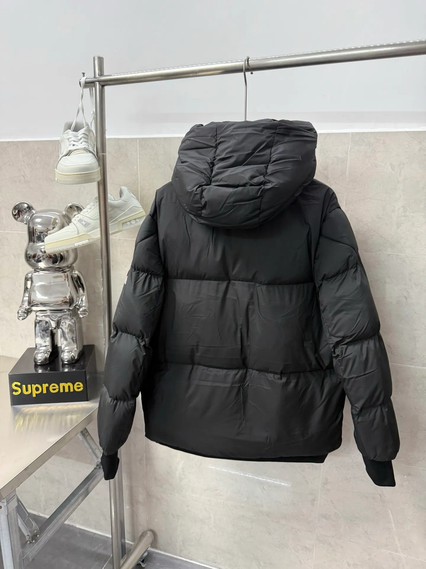 P980 Moncler autumn and winter new down jacket, top version, original customized hardware accessories, fully imported and original customized, full and fluffy, super heavy-duty, excellent fabric workmanship, perfect and super soft color, black, light khaki, size: 12345