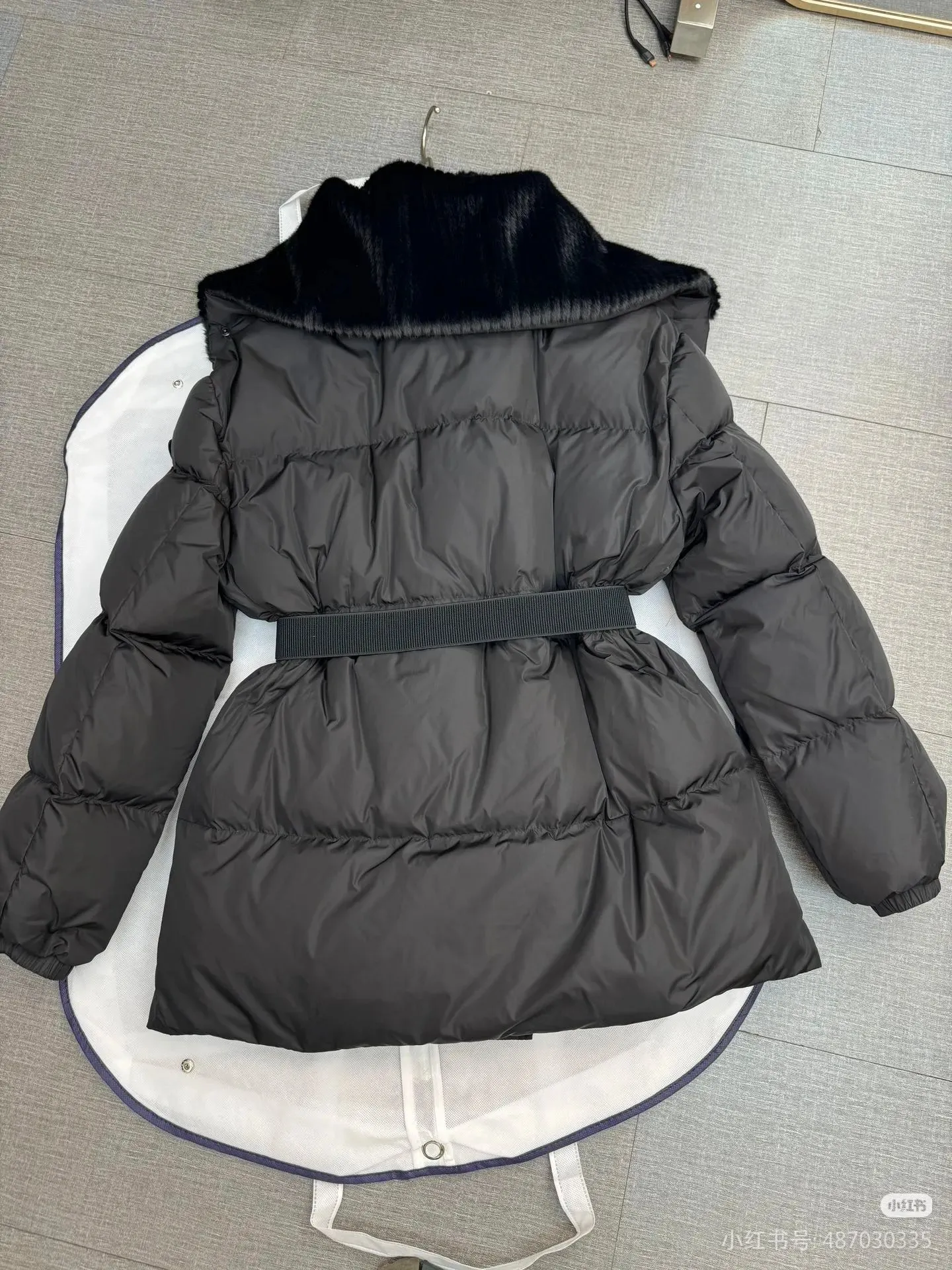 P880 Moncler Mouth 24 New Brasseurs Large Lapel Down Jacket Women's Size 0123