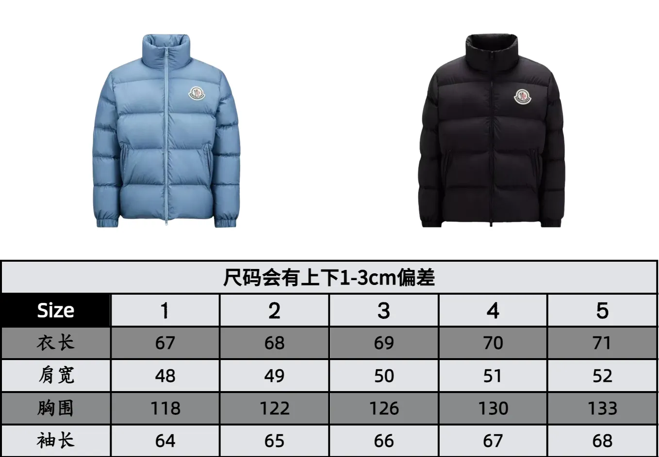 P1080 Moncler Citala series patch stand collar down jacket. The Madeira down jacket is specially designed for modern men who value functionality and beauty. It is suitable for wearing on the street or in the mountains and other occasions. Made from functional, tight nylon longue saison fabric. Padded hood and wind-blocking panels add protection.  Fabric: Made of longue saison fabric, Nylon laque lining, filled with down (90 down goose down) Technology: zipper closure, zipper closure pocket, logo patch (supports NF C function) Color: aqua blue black Size: 1 2 3 4 5 5443050
