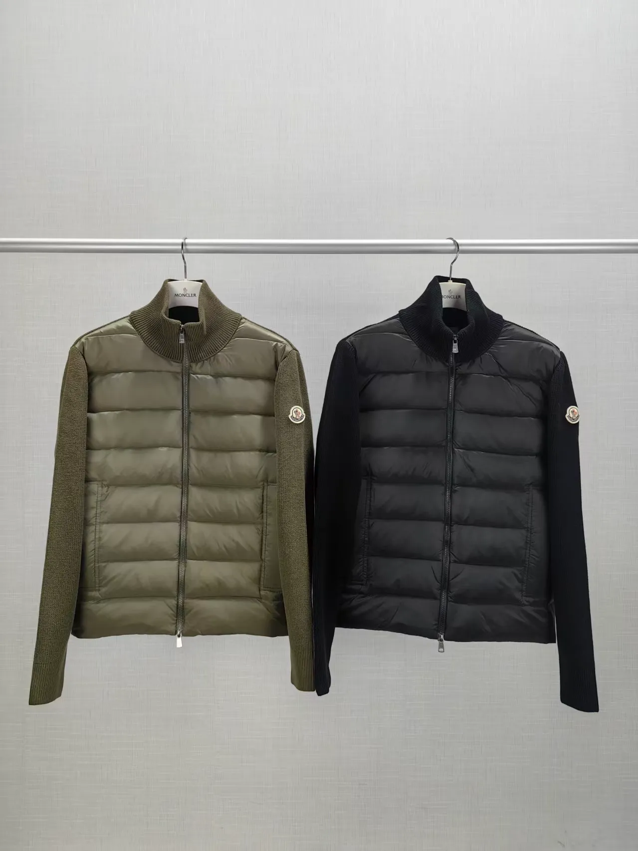 P700 173 new Moncler 2025 autumn and winter new men's padded wool zipper cardigan