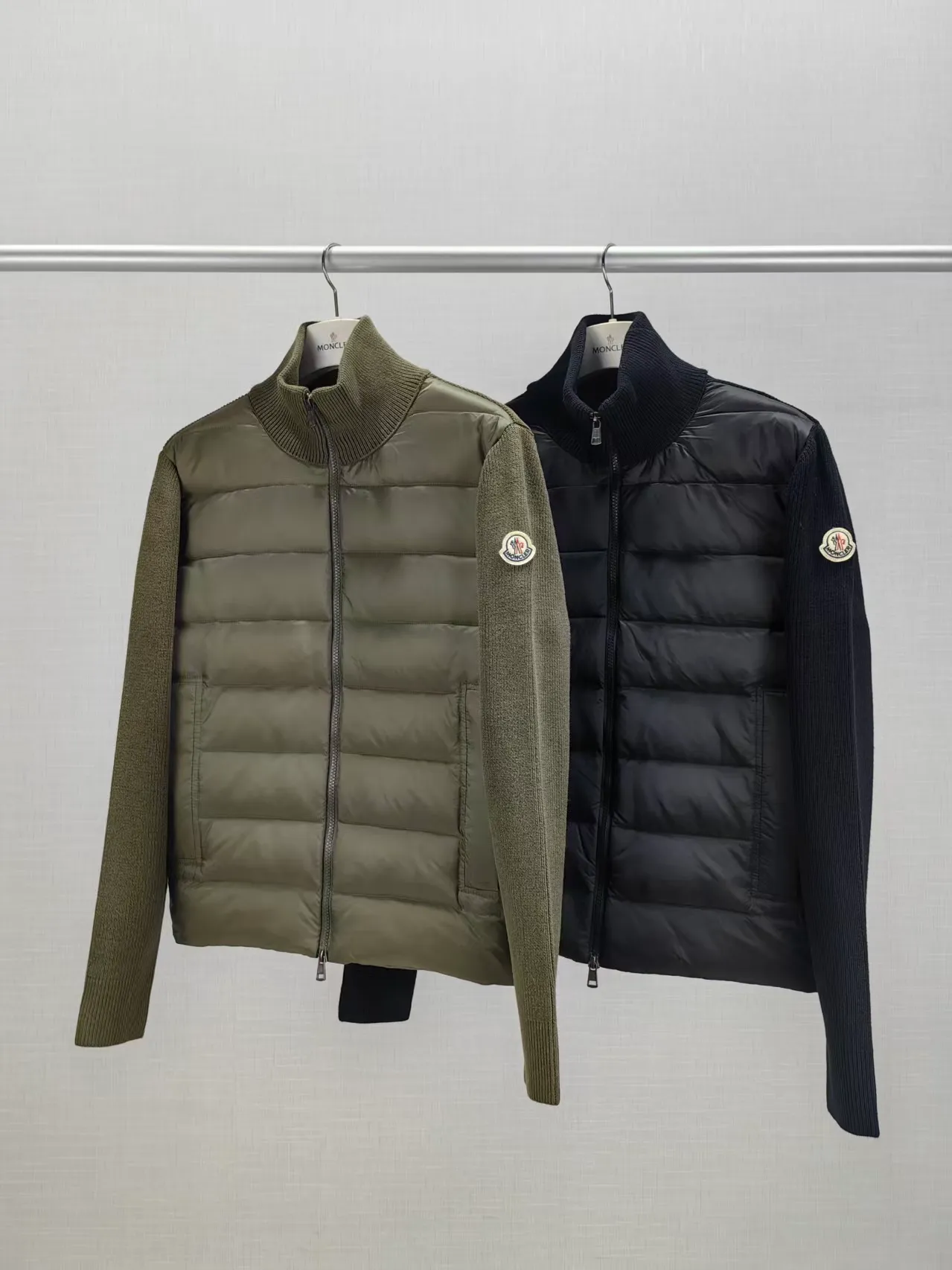 P700 173 new Moncler 2025 autumn and winter new men's padded wool zipper cardigan