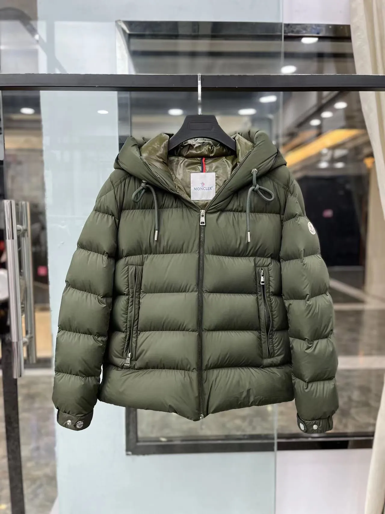 P880 🆕❤️2022🆕New Moncler Cardere short down jacket Color: Black White, Green Size: 12345