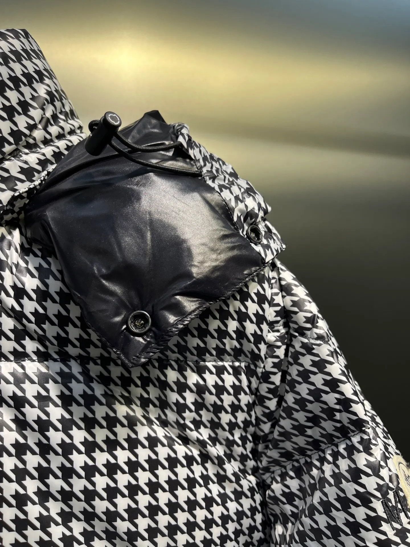 P660 moncler 🌟 Men's SOCOTRINE short houndstooth down jacket 12345