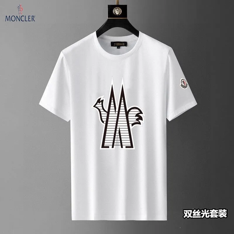 P280 Brand [MONCLER] 2025 new men’s short-sleeved shorts suit! Synchronous sales on the official website! High-end version on the market! It feels delicate and soft! Make you more comfortable to wear! The draped silhouette is awesome! Size: M-5XL (please state your height and weight when placing an order)