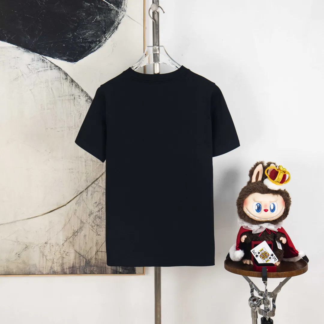 P200 💰 zp version [exclusive supply] MONCLER/muzzled 300g round neck short-sleeved T-shirt brand classic velvet splicing letter LOGO embossed technology official synchronization high version high quality fashionable personality versatile trend pure original quality original fabric hang tag collar label washed wheat three standards complete Color: black. White. Size: S M L XL XXL Number: WS10013