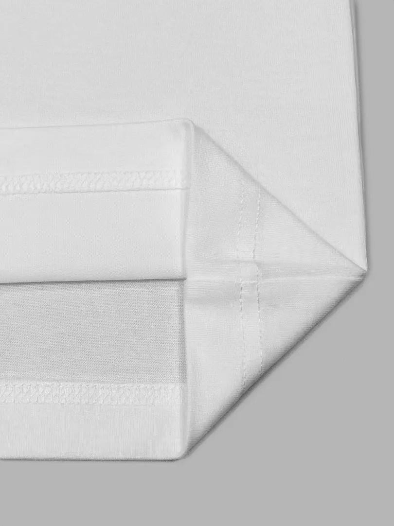 P130 Style: Moncler/muzzled short-sleeved T-shirt Fabric: 300g double yarn 100% cotton Rib: 320g Solona Process: Printing Color: White Black Size: S M L XL XXL No gender distinction, same style for men and women
