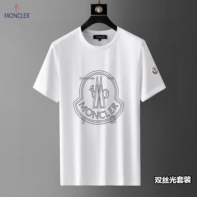 P280 Brand [MONCLER] 2025 new men’s short-sleeved shorts suit! Synchronous sales on the official website! High-end version on the market! It feels delicate and soft! Make you more comfortable to wear! The draped silhouette is awesome! Size: M-5XL (please state your height and weight when placing an order)